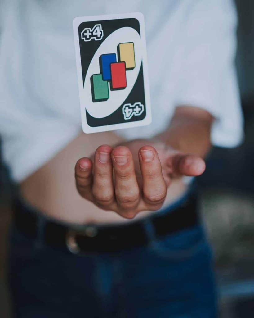 Indoor Activity - Uno Card Game