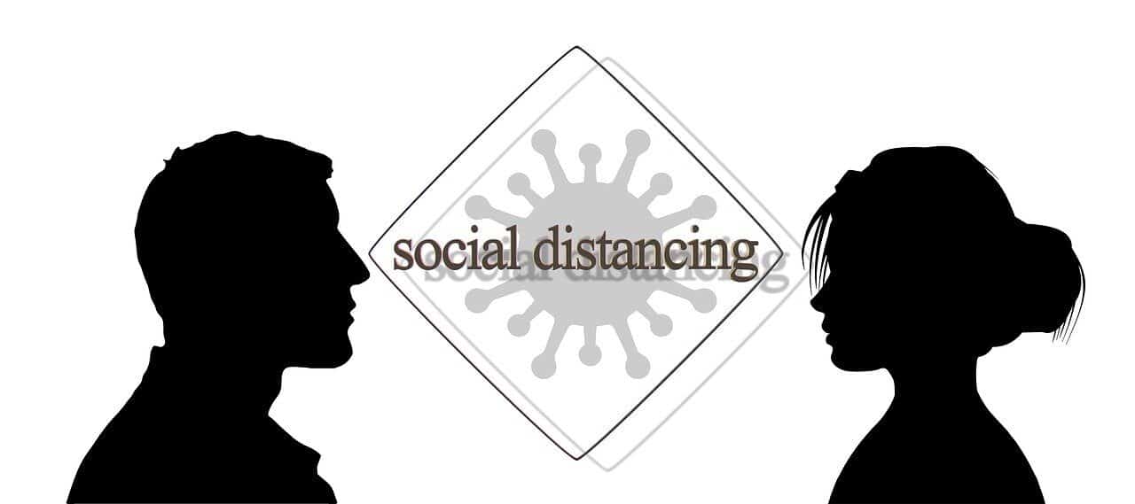Social Distancing as  per CDC Guidelines