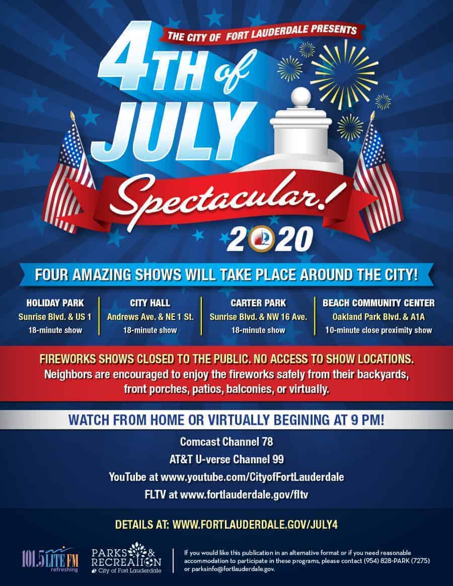 Fort Lauderdale 4th of July Spectacular (FREE) The Kid On The Go