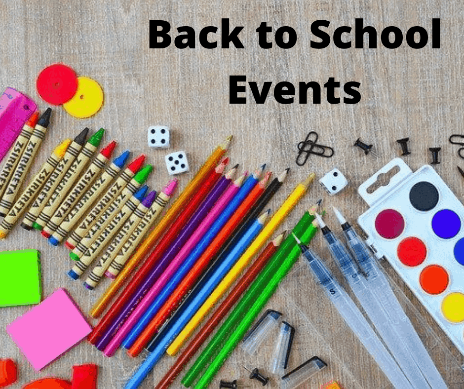 Back To School Events – 2020 – The Kid On The Go