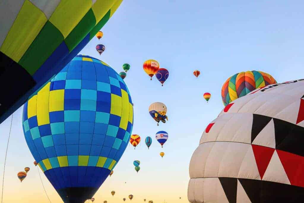 A Typical Hot Air Balloon Festival