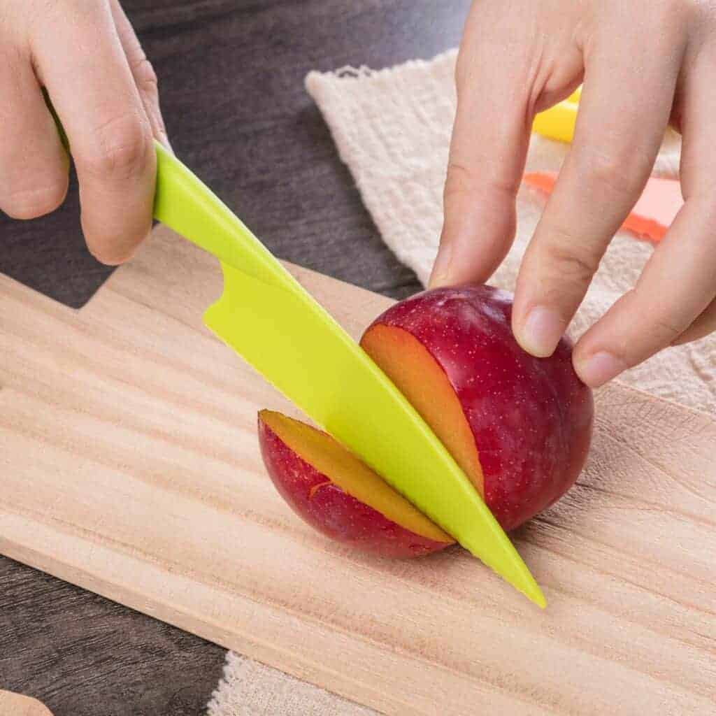 Cutting with Kid's Knife Set