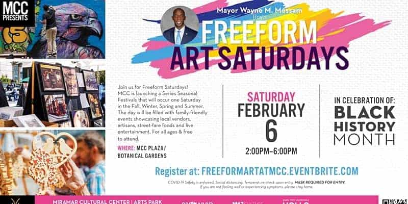 Miramar Cultural Center - Freeform Arts Saturday