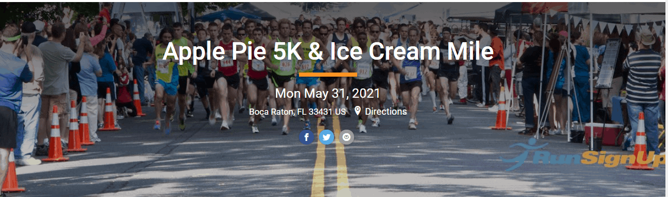 Apple Pie 5k and Ice Cream Mile