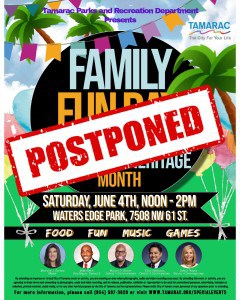 City of Tamarac - Family Fun Day - Postponed