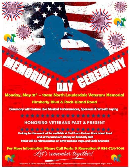 North Lauderdale - Memorial Day Ceremony