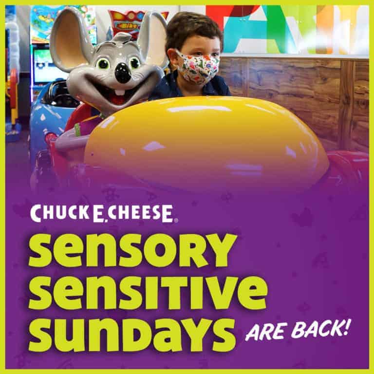 Chuck E Cheese - Sensory Sensitive Saturdays