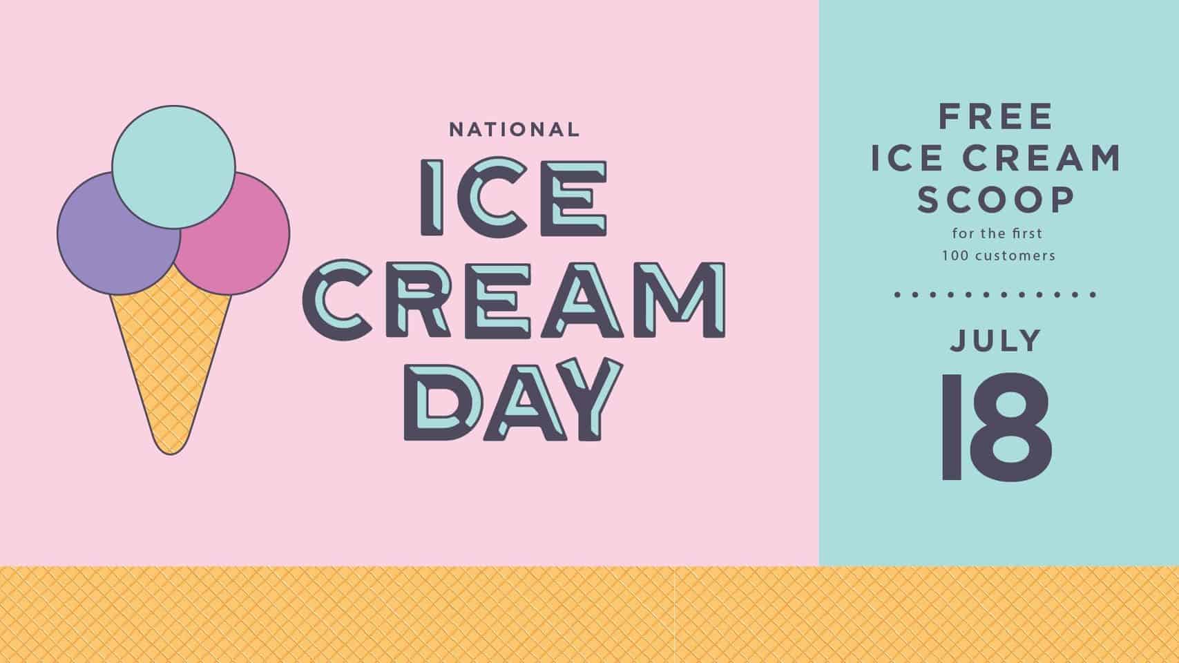 Downtown Palm Beach Gardens - National Ice Cream Day 2021