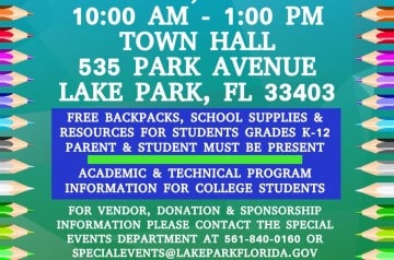 Town of Lake Park - Back 2 School. - 2022