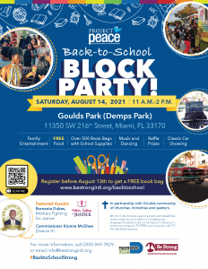 Back-To-School Block Party! @ Goulds Park (Demps Park)