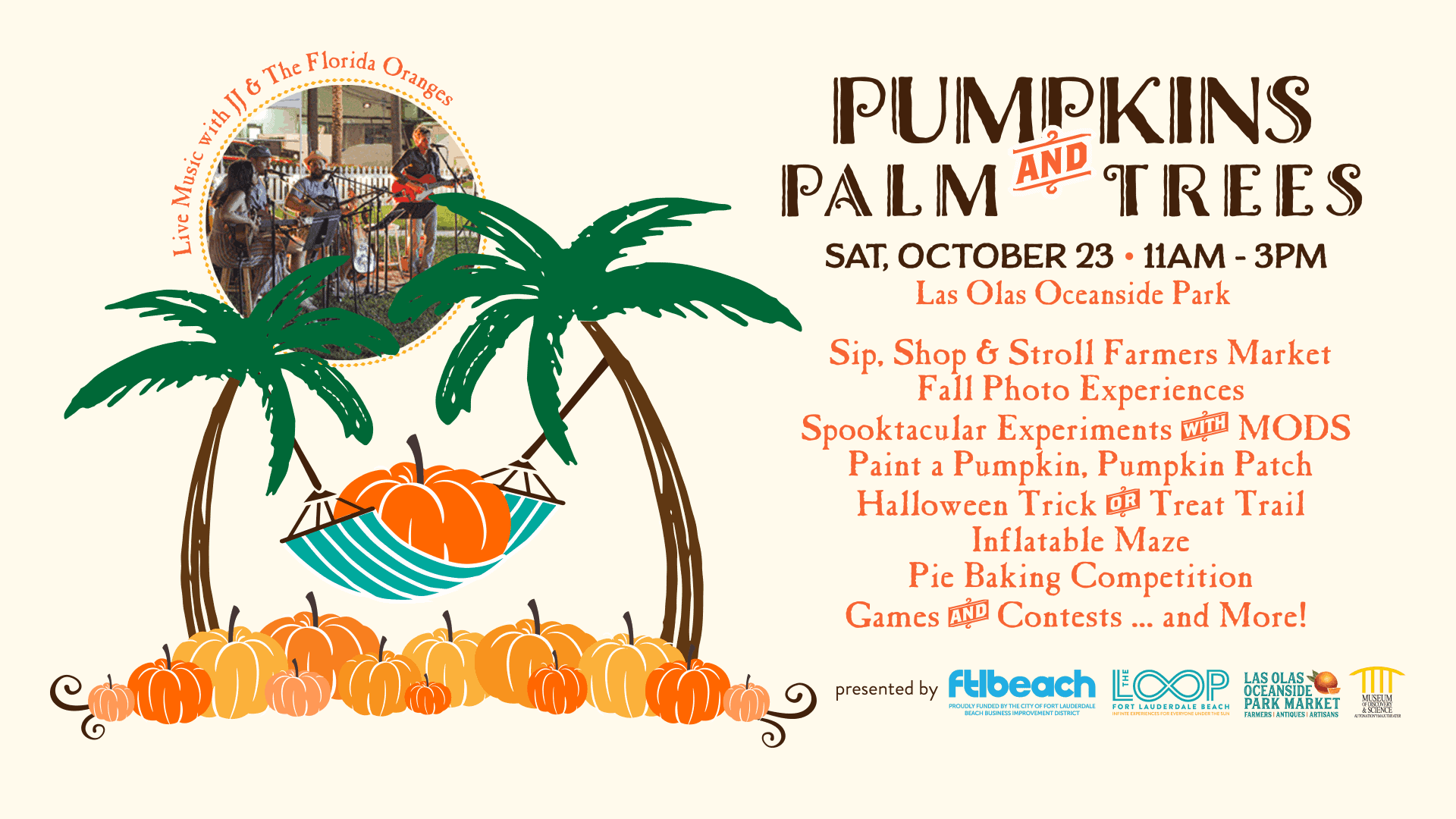 City of Fort Lauderdale - Pumpkins and Palm Trees