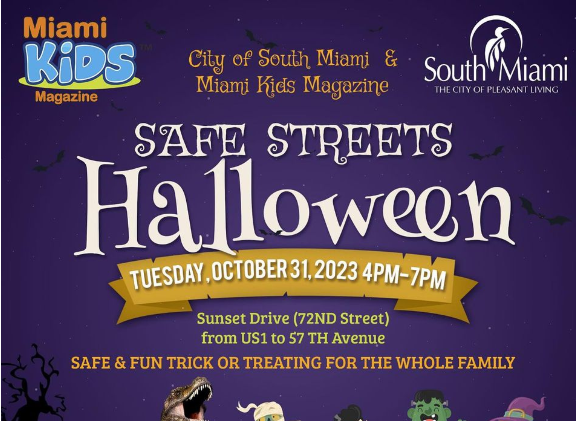 Miami Kids - Spooktacular Safe Streets - Halloween - 2023