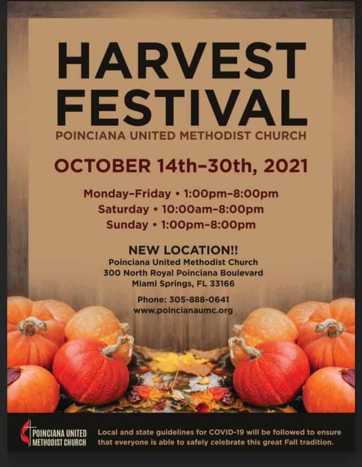 Poinciana United Methodist Church (UMC) - Harvest Festival and Pumpkin Patch -2021