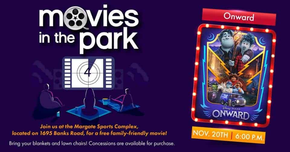 City of Margate - Movies in the Park nward - Margate Sports Complex