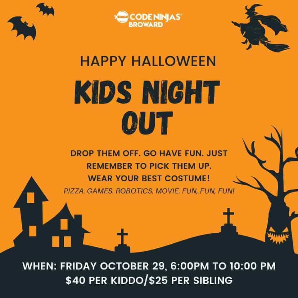 Code Ninjas - Halloween Kids Night - Coral Springs