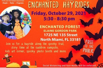North Miami - Halloween Enchanted Hayrides - Enchanted Forest Elaine Gordon Park