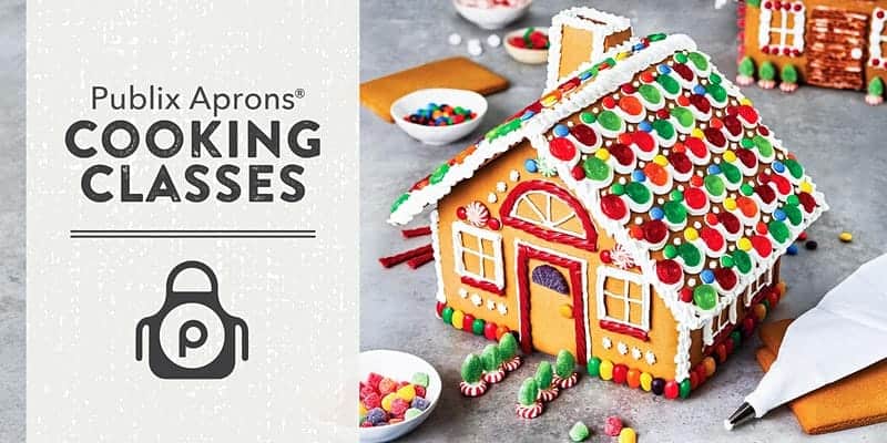 Publix Aprons - Cooking Class - Gingerbread House - Christmas