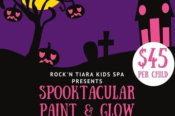 Rock N Tiara - Halloween Spooktacular Paint and Glow - Coral Springs