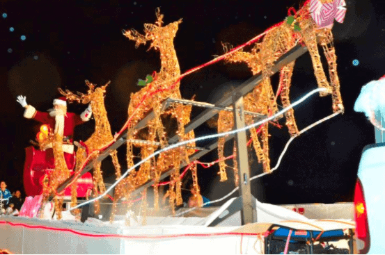 City of Hollywood - Candy Cane Parade on Hollywood Beach