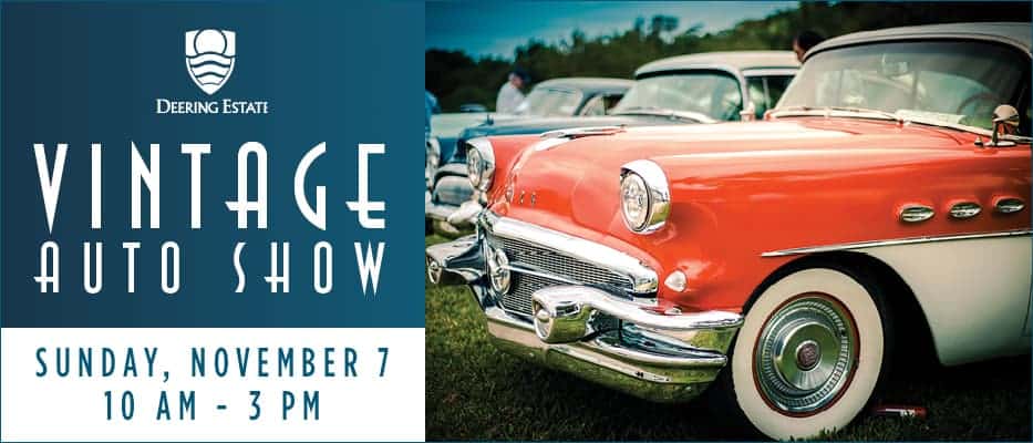 Deering Estate - Vintage Auto Show