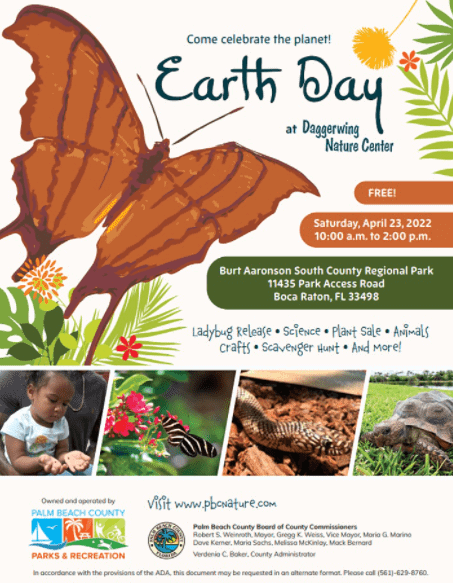 Daggerwing Nature Center - Earth Day Celebration - 2022