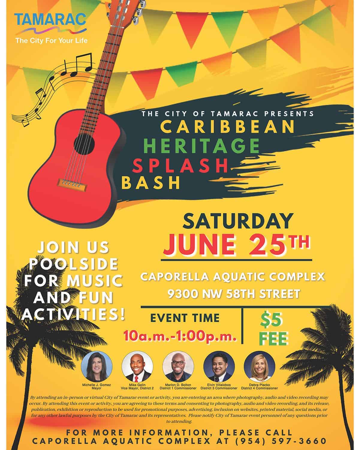 City of Tamarac - Family Fun Day - Caribbean Heritage Splash Bash