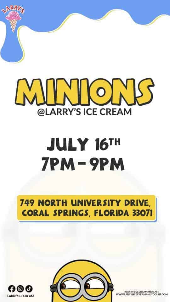 Larrys Ice Cream Shop - Meet The Minions