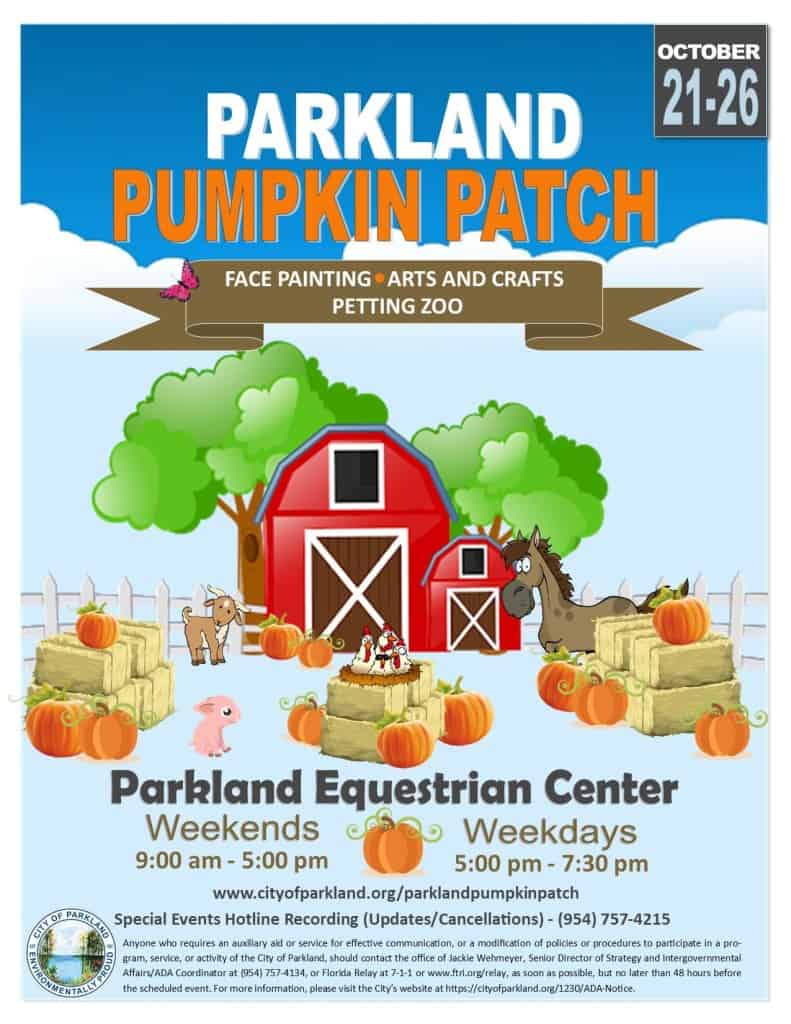 City of Parkland - Pumpkin Patch - 2023 - details
