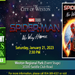 City of Weston - Moonlight Movies - Spider-man - No way home