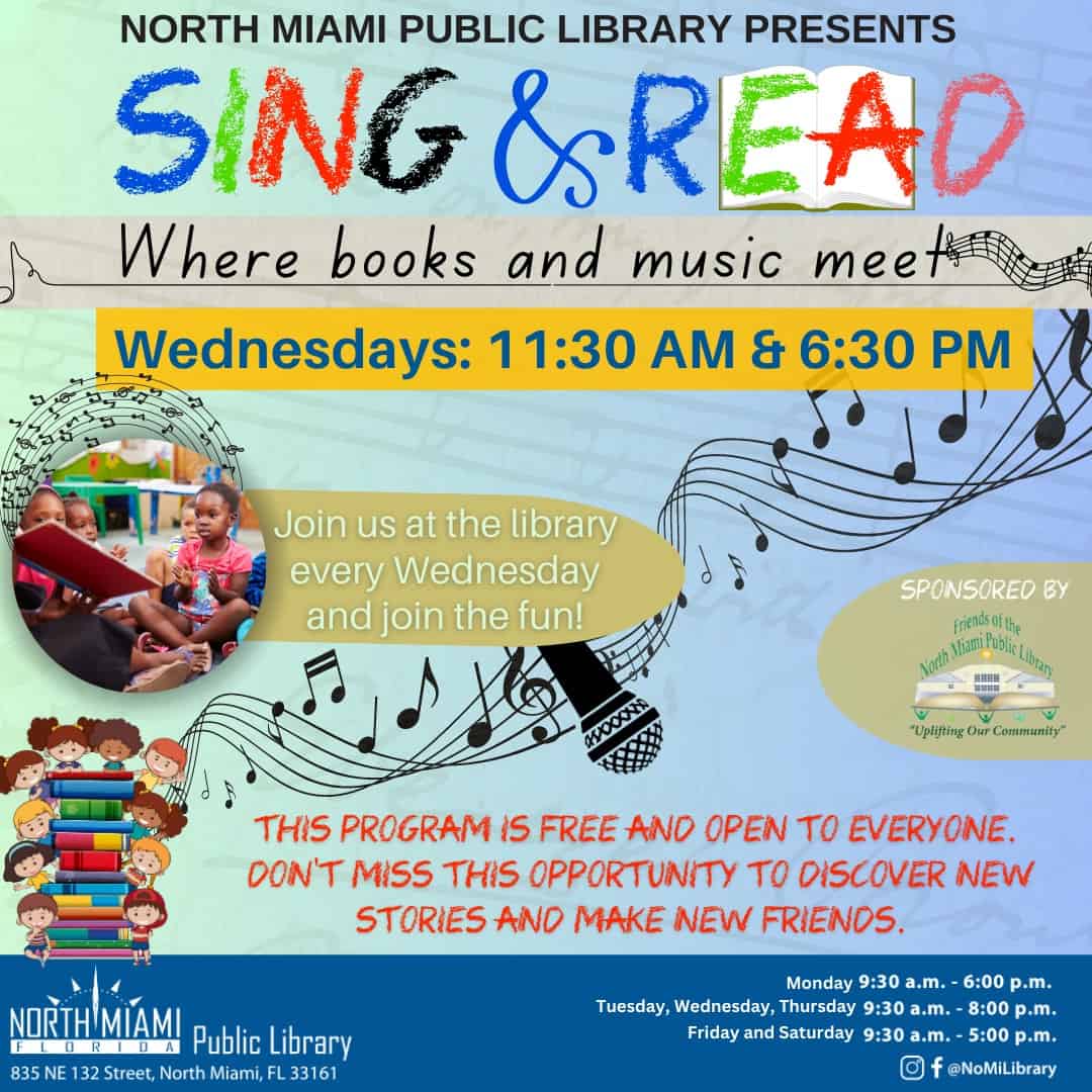 North Miami Library - Sing and Read Details