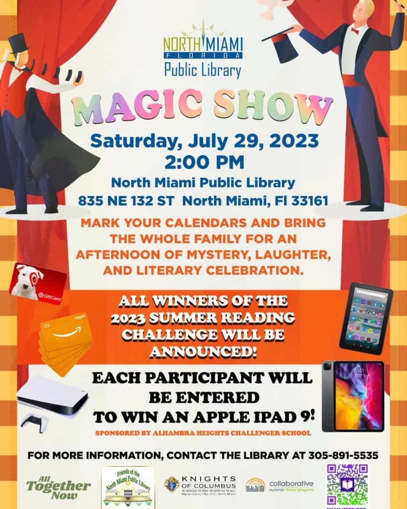North Miami Public Library - Magic Show - details